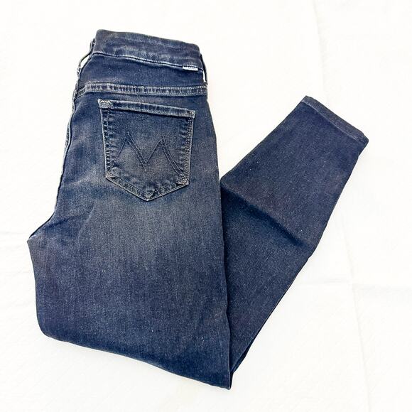 Mother High Waisted Looker Coffee, Tea or Me Dark Wash Denim Jeans Size 29 - Picture 9 of 9
